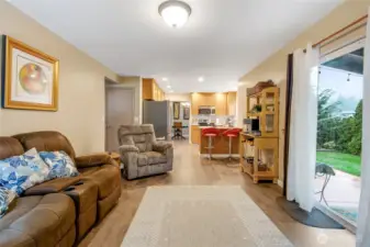 2nd living off kitchen