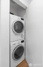 Washer / Dryer on ground level - stays with the Buyer.