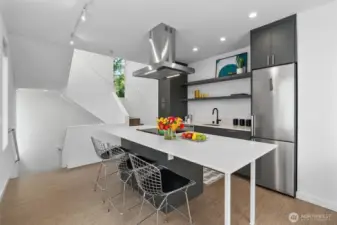 Living, Kitchen, Dining on 2nd level.