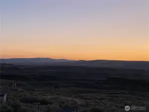 More west facing sunsets