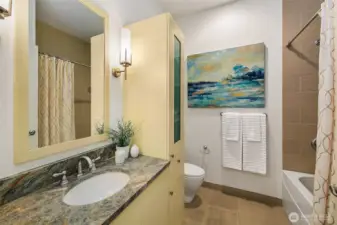 Full bathroom on main level