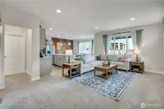 Open concept great room ~
