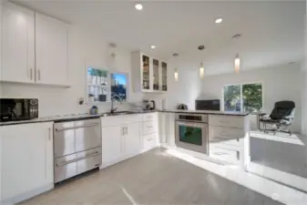 All new kitchen cabinets