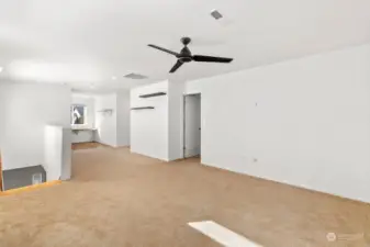 Huge bonus space upstairs