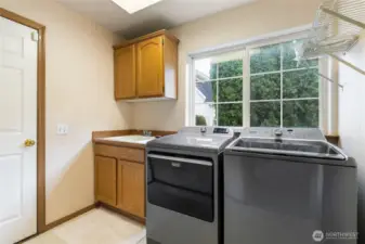 Laundry room from the garage