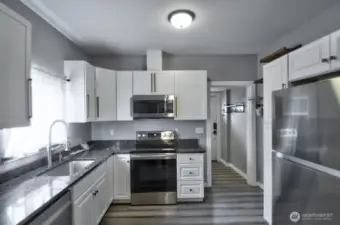Kitchen with all appliances included