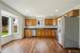 Kitchen Area In Great Room