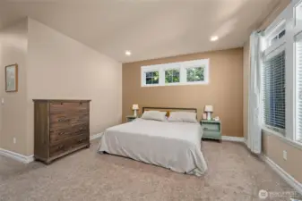 Primary bedroom, main level...