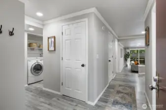 Entry with closet for storage