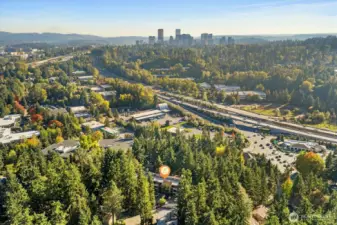 Steps to Cross Kirkland Corridor Trail, easy access to 520, 405, & Park & Ride