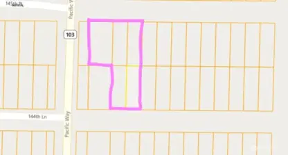 Property Lines not to scale. Buyer will verify.