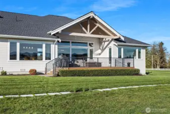 Spacious Covered Decked for Outdoor Entertainment