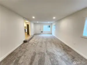 Access to the back patio