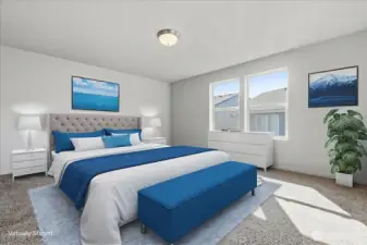 Primary Bedroom - Virtually Staged