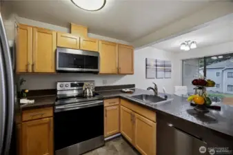 Kitchen looking northwest