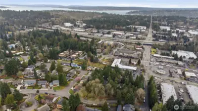 looking west. Lake Washington just minutes away. Just go west down NE 116th.
