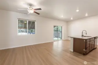 Family Room & Kitchen
