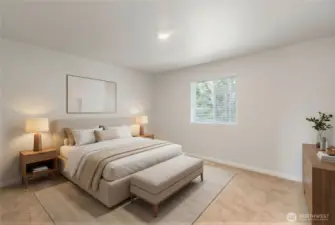 Primary Bedroom - Virtual Staging