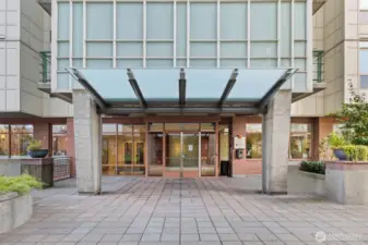 Secure exterior entrance to Phase II