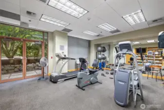 Fitness room in Phase I for convenient daily workouts