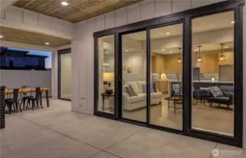 Huge Covered Patio with tons of area to relax