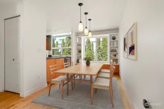 Virtually Staged Dining Room