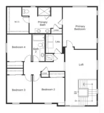 Floor plan level 2