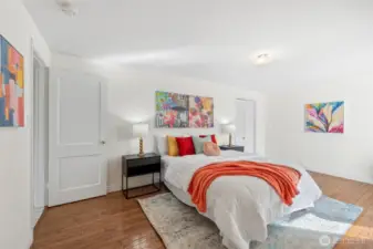 Large main-floor bedroom.