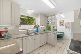 Great kitchen with tons of storage and dedicated pantry.