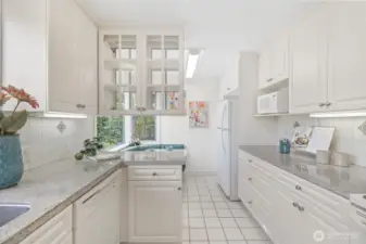 Great kitchen with tons of storage and dedicated pantry.
