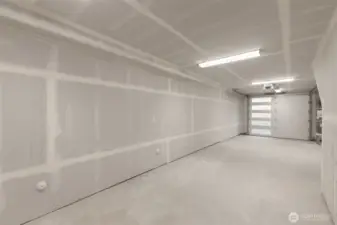 2 Car Tandem Garage w/ EV Outlet Standard.