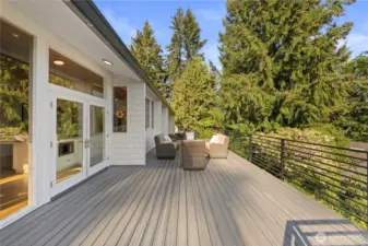 Another view of the spacious deck!