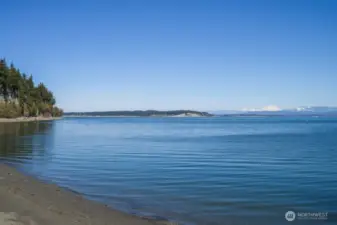 Enjoy walks on the beach from one of the three private beaches.