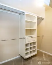 Primary closet.