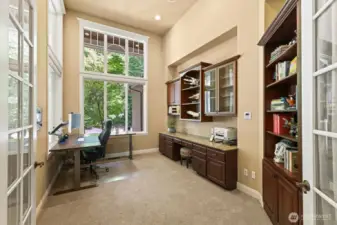 Working from home is a breeze with this tremendous office!