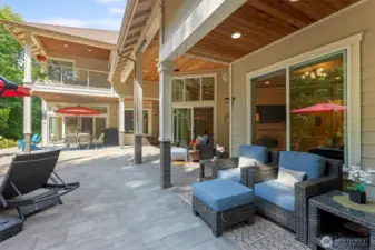 The newer patio is exceptional!