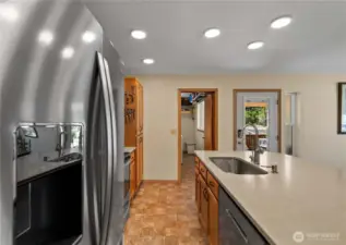 Efficient and spacious kitchen