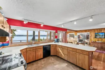 There is so much cabinet storage!