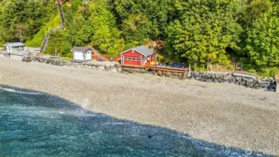 The beach here is timeless and walkable with nature at your feet!