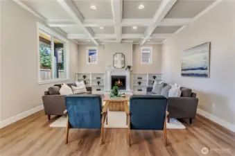 The view from the kitchen area of your new home is grand. The perfect gathering area for you, your family and friends.