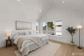 Top-level primary suite with serene ambiance and room to retreat in comfort.