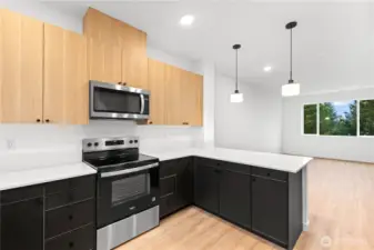 Actual picture of kitchen