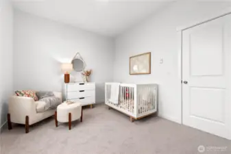 Upper floor guest bedroom