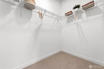 Primary walk-in closet