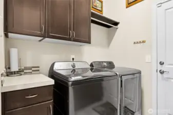 Washer and dryer are included