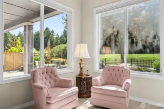 Lots of natural light and views