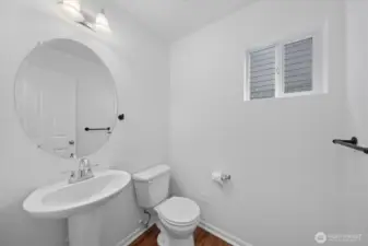 Half bath downstairs'