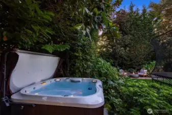 Hot tub.