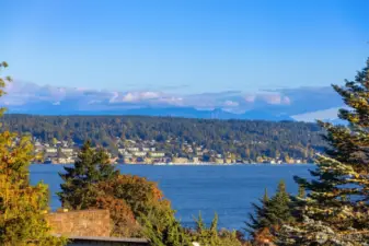 Lake Washington and the Cascade Mountains plus the Eastside.