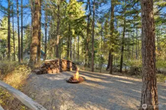 Firepit area.